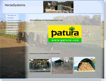 Tablet Screenshot of horse-systems.com